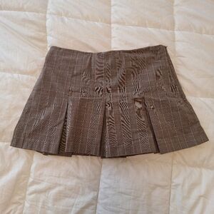 Plaid Skort